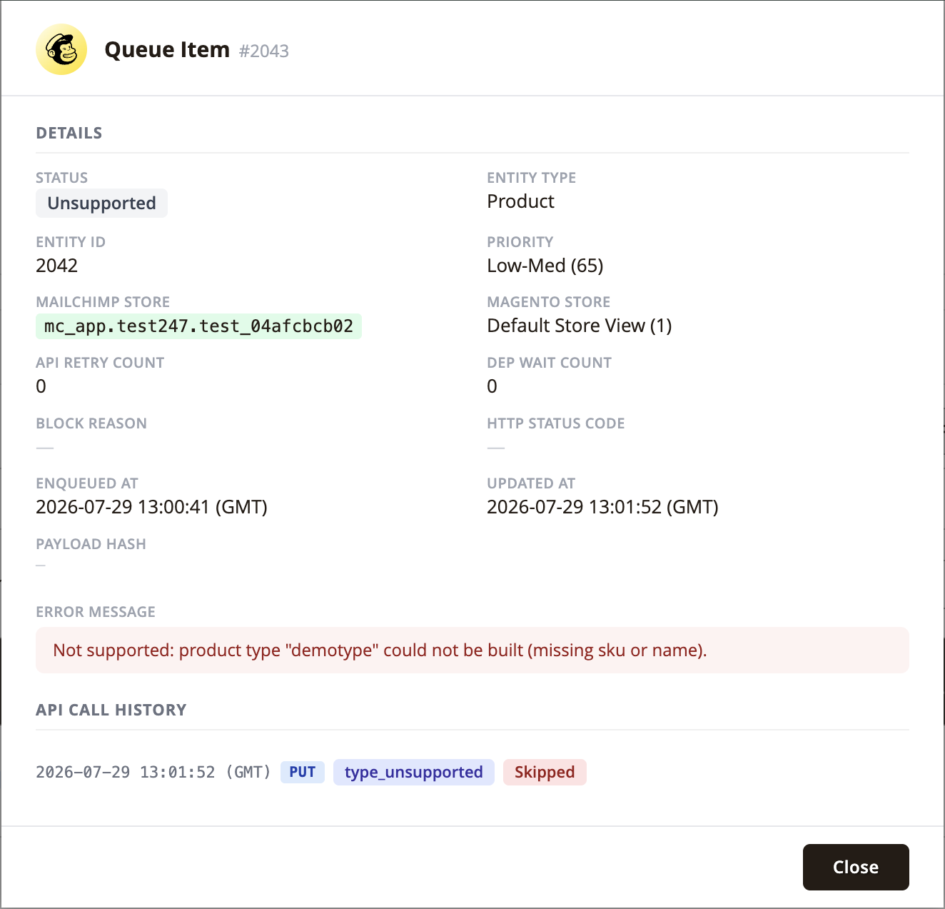 Das Detail der Warteschlangenzeile: der ehrliche Status, der genaue Grund und der Prüfpfad