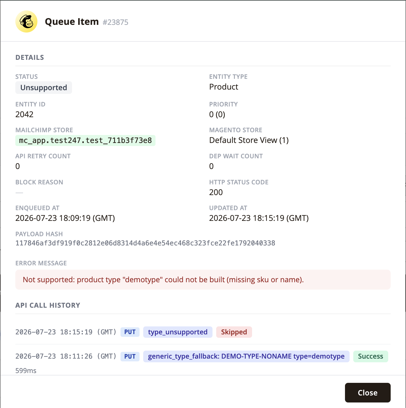 Das Detail der Warteschlangenzeile: der ehrliche Status, der genaue Grund und der Prüfpfad